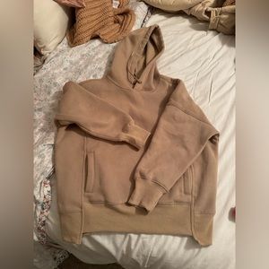 Fp inspired hoodie, khaki, size S